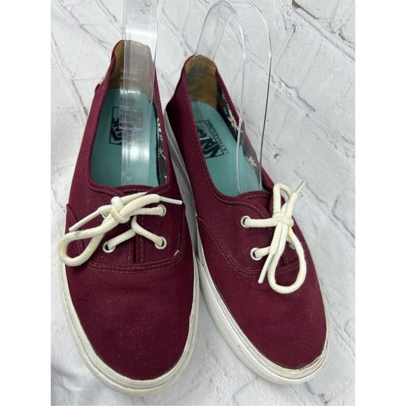Women’s vans slip-on burgundy size 9.5 - Picture 8 of 9